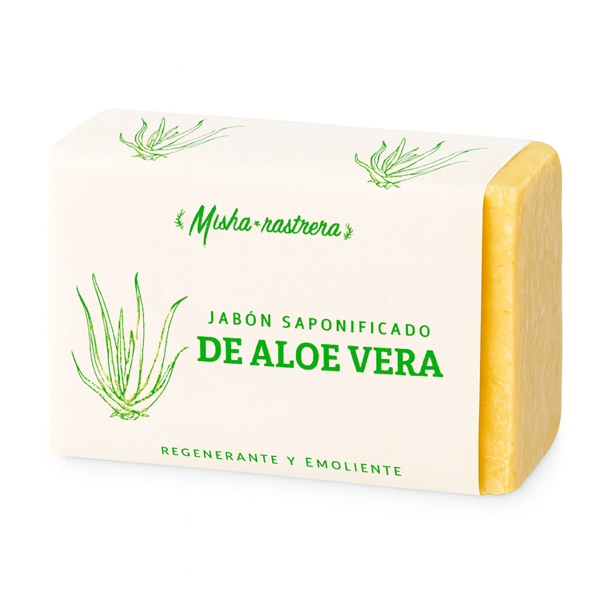 Jabón Artesanal de Aloe Vera x 90g – pH Neutro para Piel Sensible