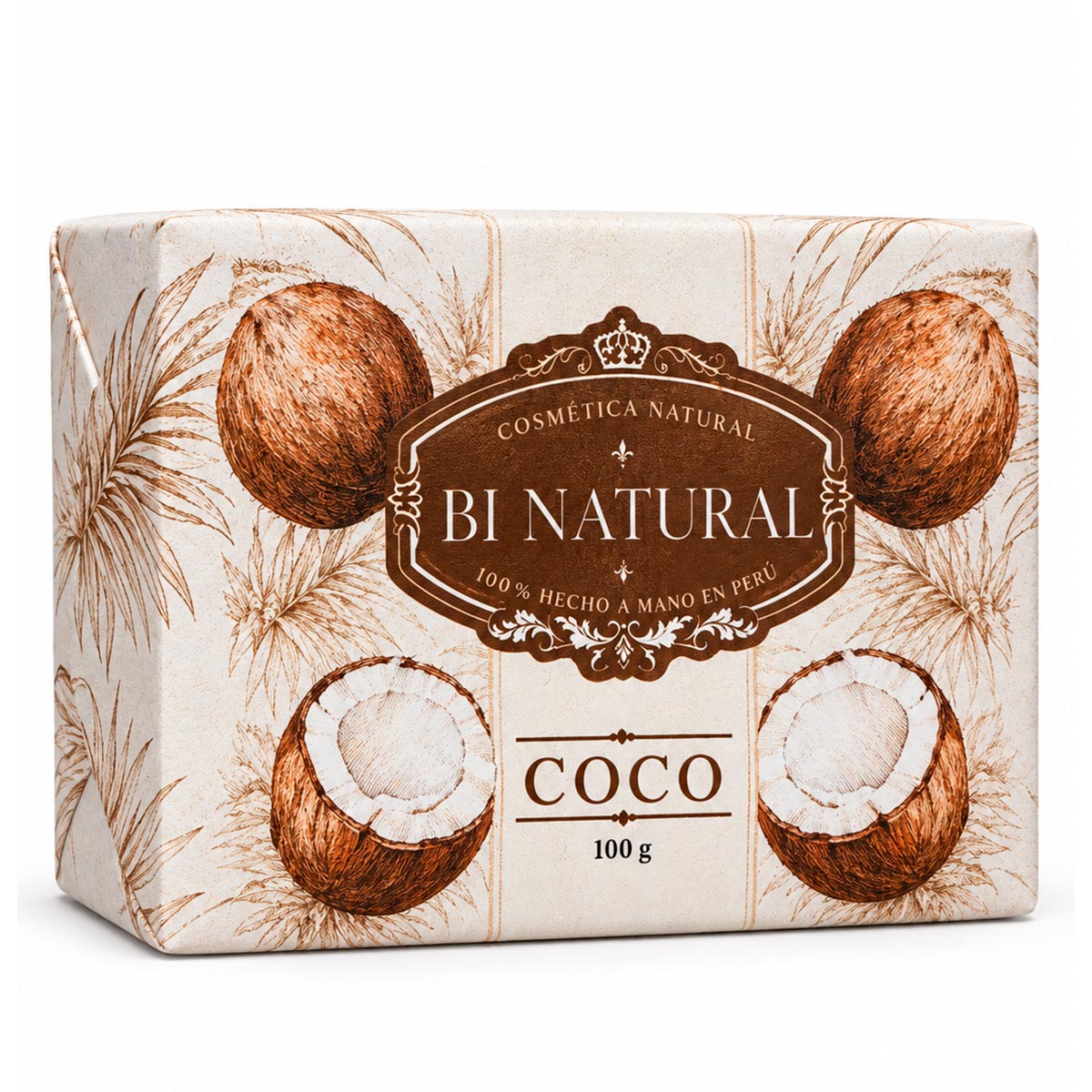 Jabón Artesanal de Coco x 100g