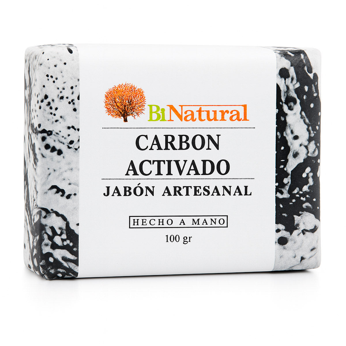 Jabón Artesanal de Carbón Activado x 100g