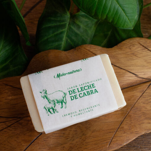 Jabón Artesanal de Leche de Cabra x 90g – Hidratante, Regenerante y Nutritivo