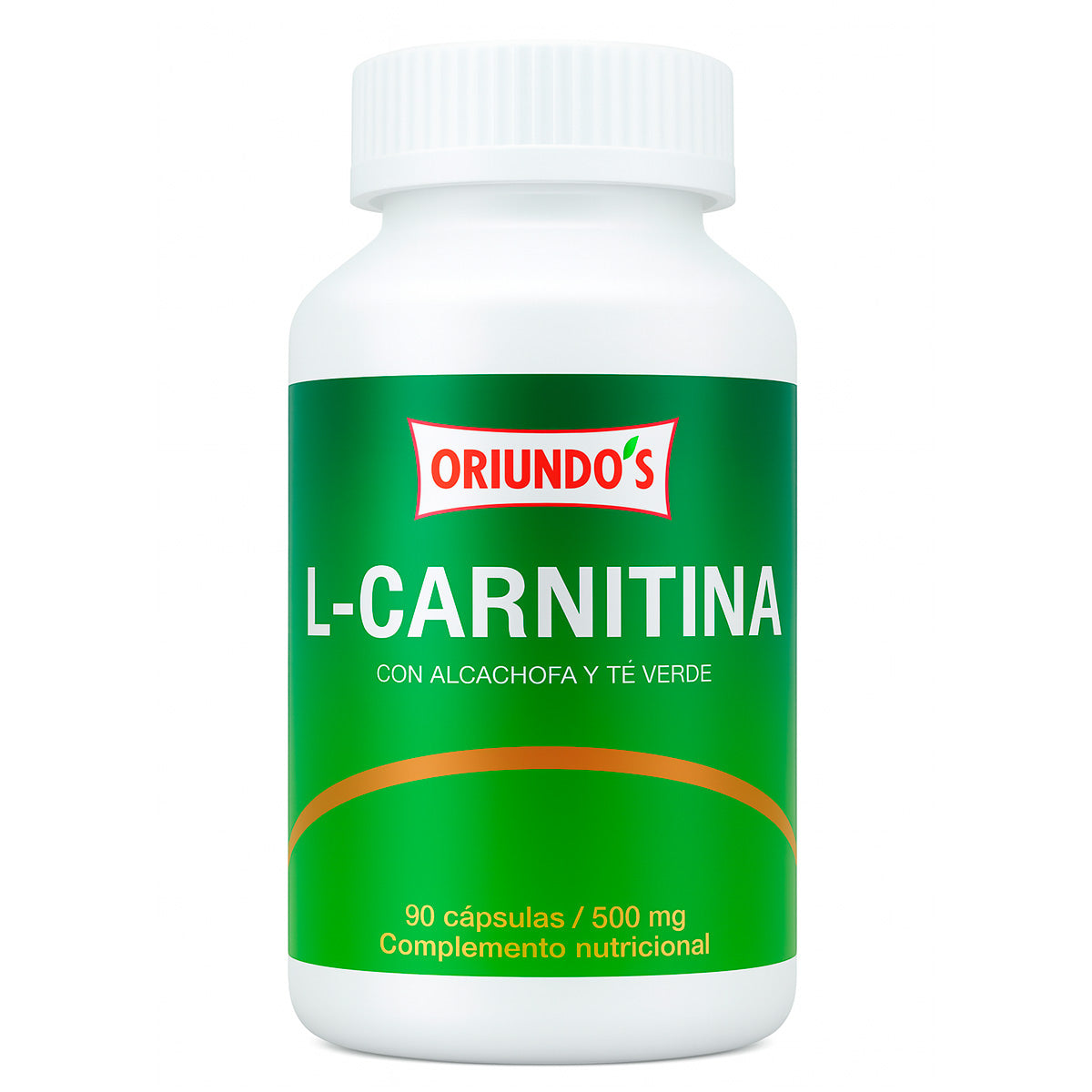 L-Carnitina en cápsulas (90 x 500mg) | Quema Grasa, Energía Deportiva y Metabolismo con Té Verde y Alcachofa