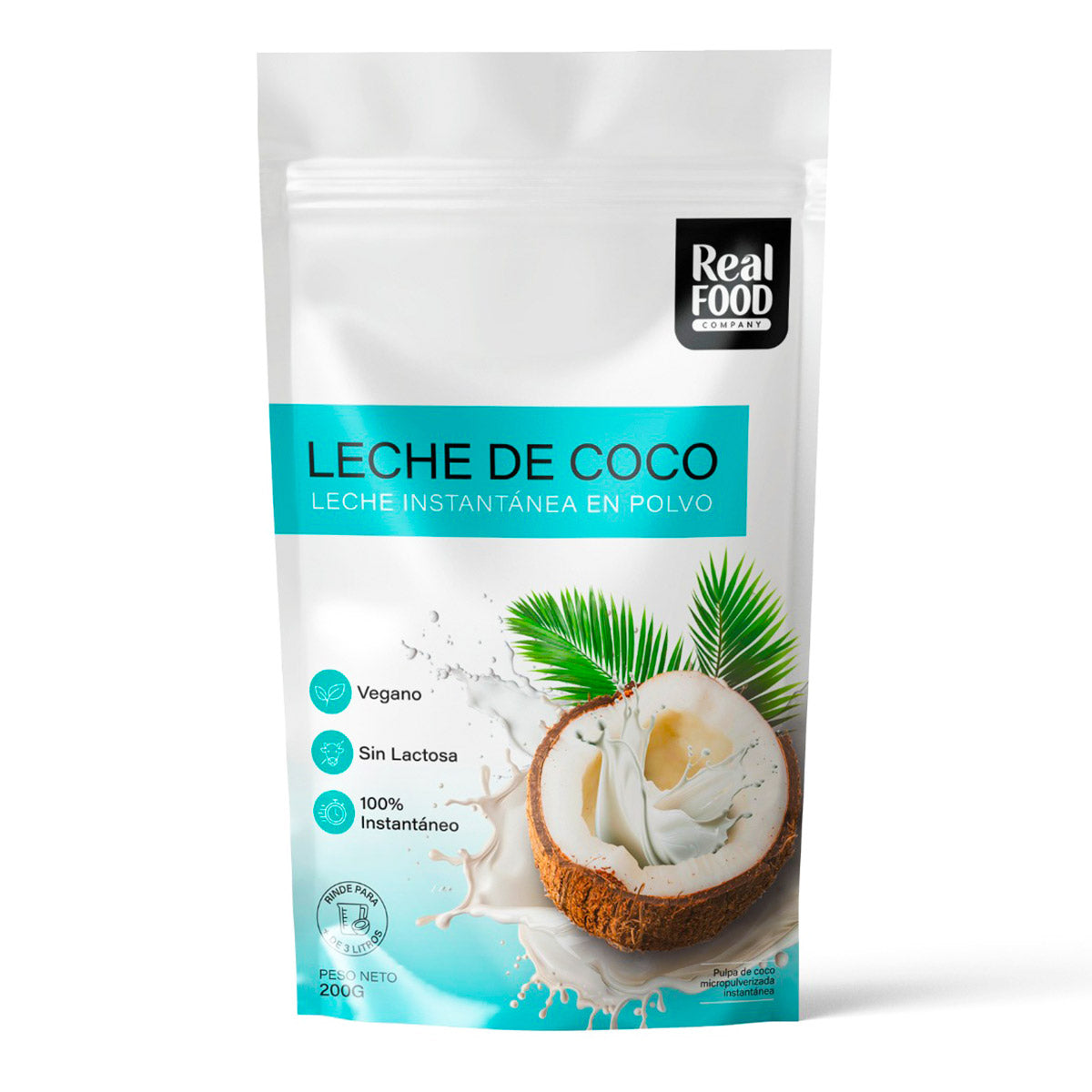 Leche de Coco Instantánea en Polvo x 200g