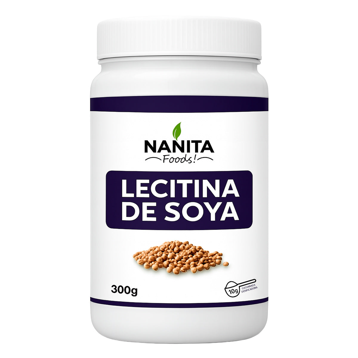 Lecitina de Soya Granulada 100% Pura x 300g