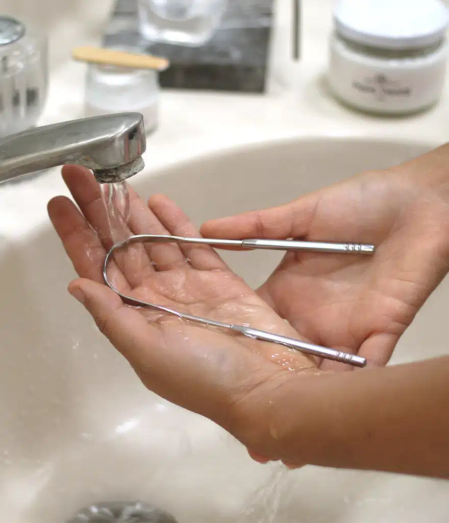 Limpiador de Lengua de Acero Inoxidable