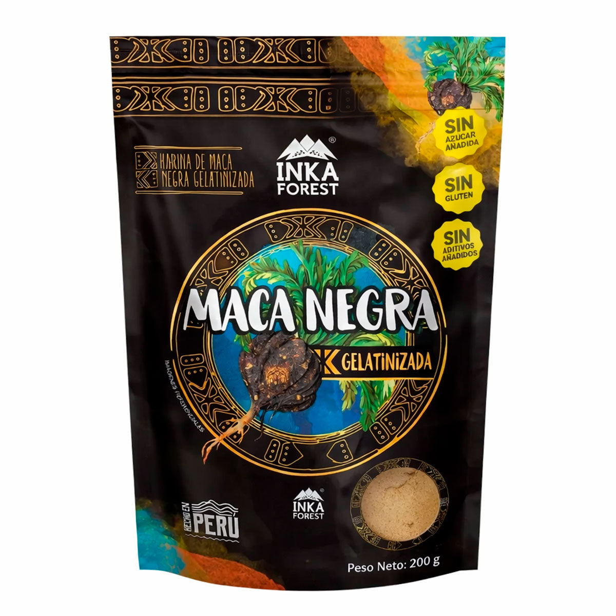 Maca Negra Gelatinizada en polvo x 200g