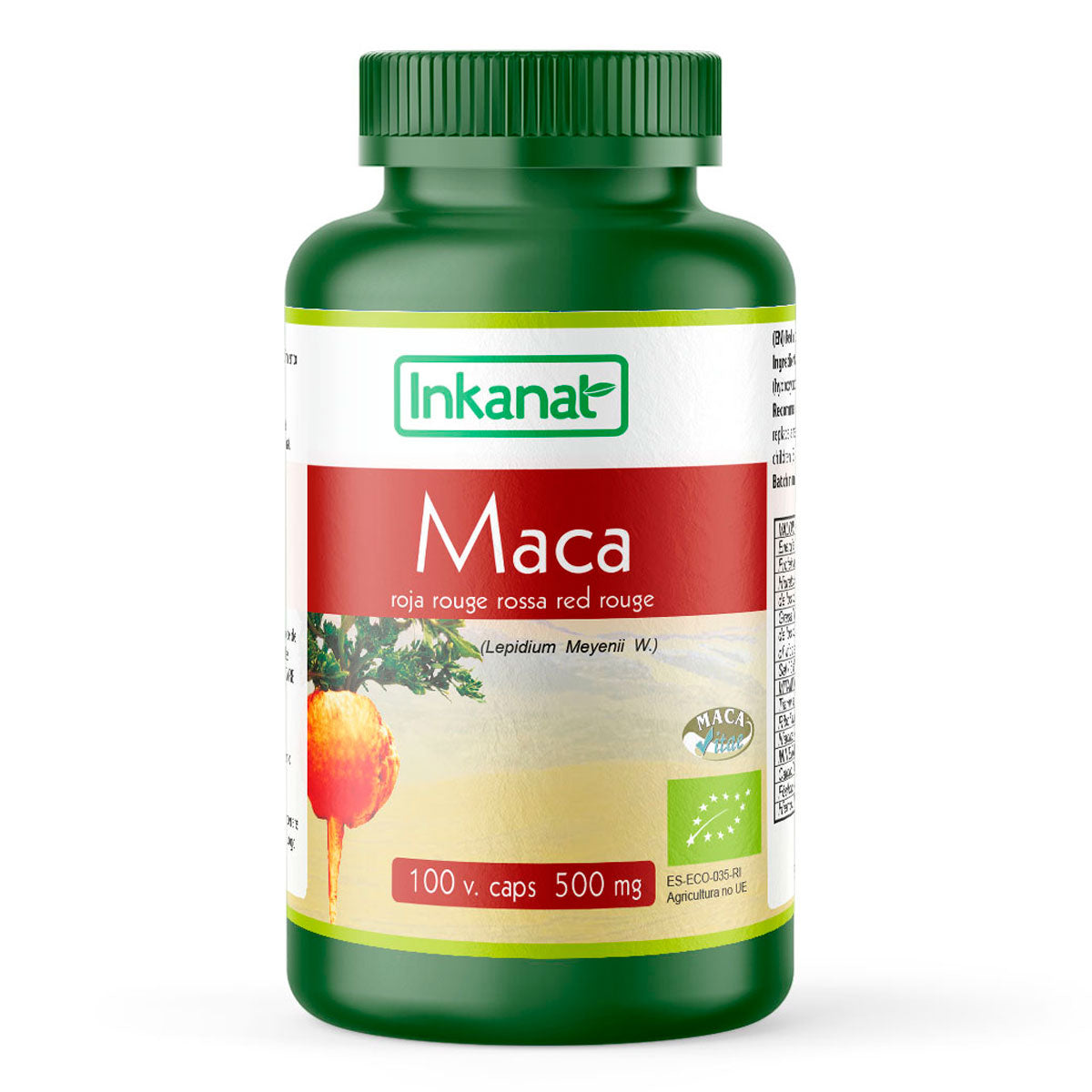 Maca Roja en cápsulas (100 x 500mg)
