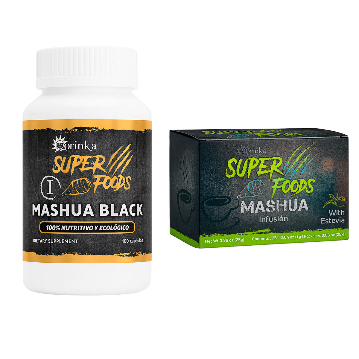 Pack Mashua Negra Cápsulas + Infusión