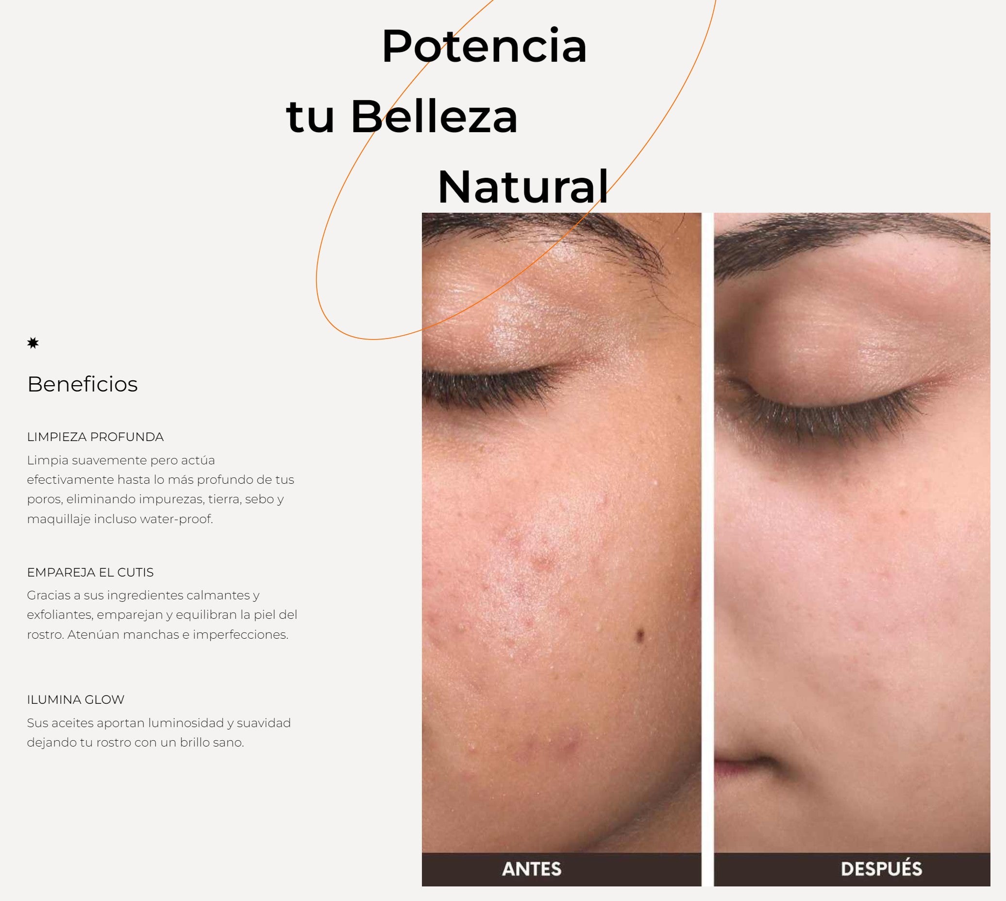 Limpiador Facial de Papaya x 30ml | Desmaquillante, Antioxidante e Hidratante