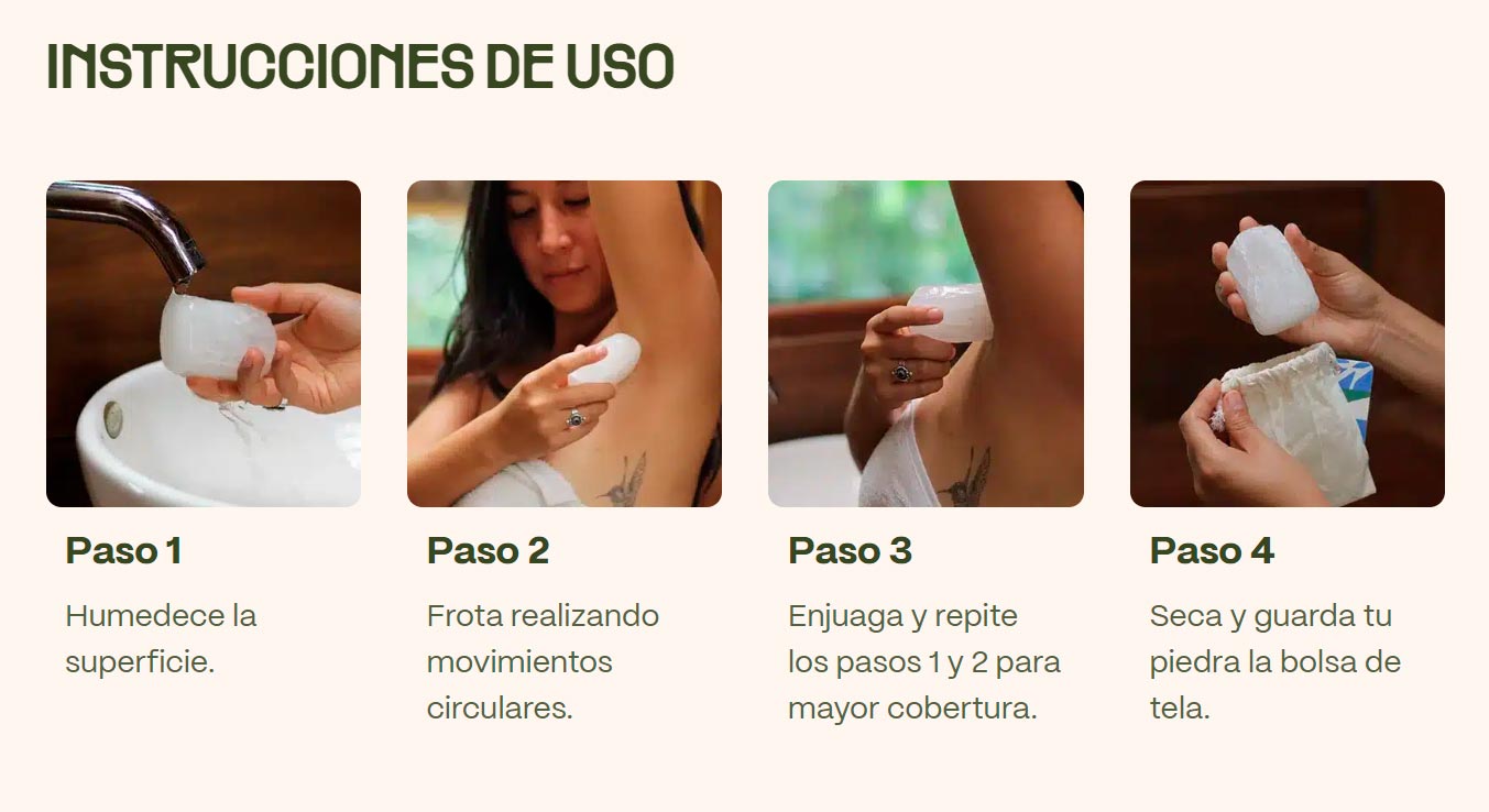 Piedra de Alumbre (Desodorante Corporal Mineral)