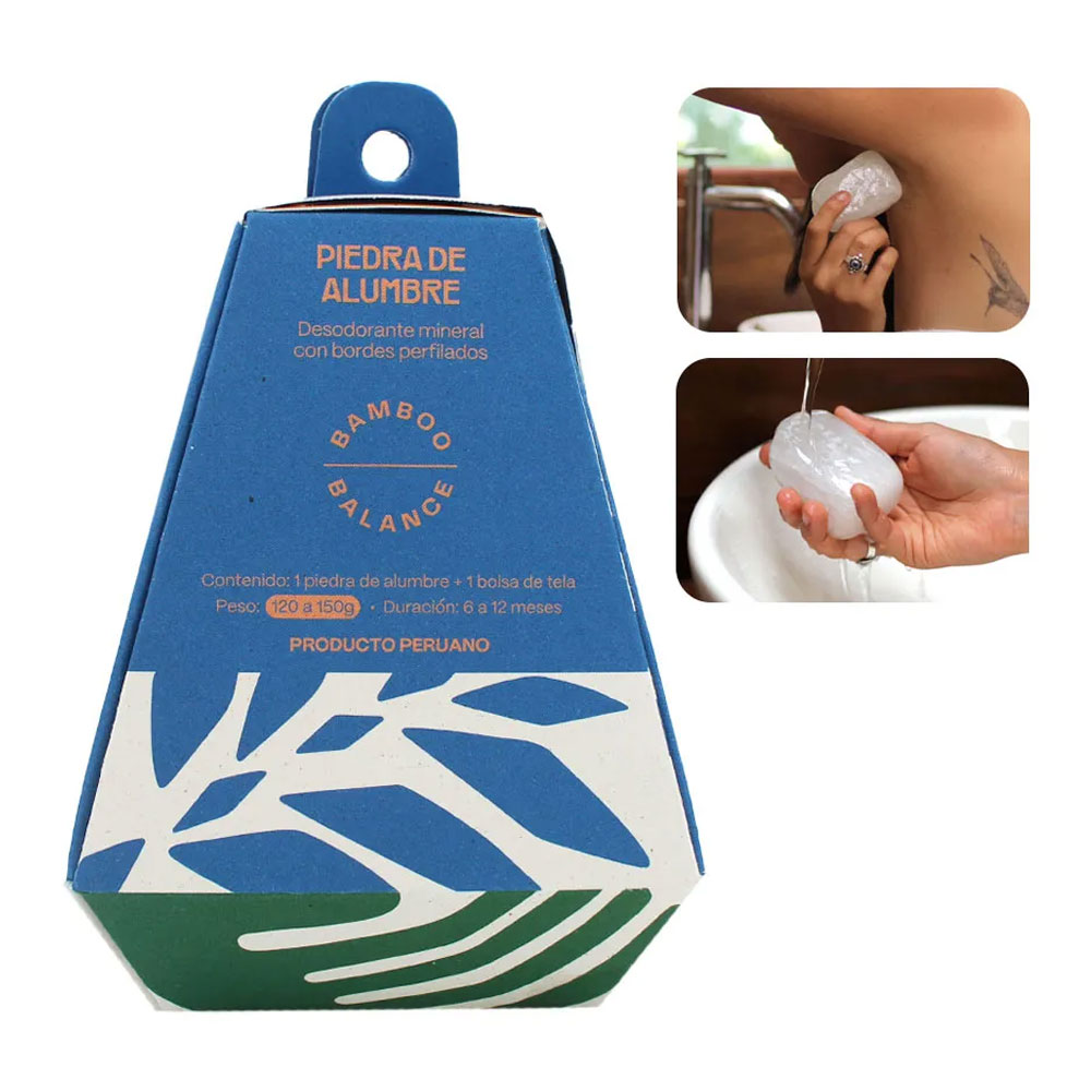 Piedra de Alumbre (Desodorante Corporal Mineral)