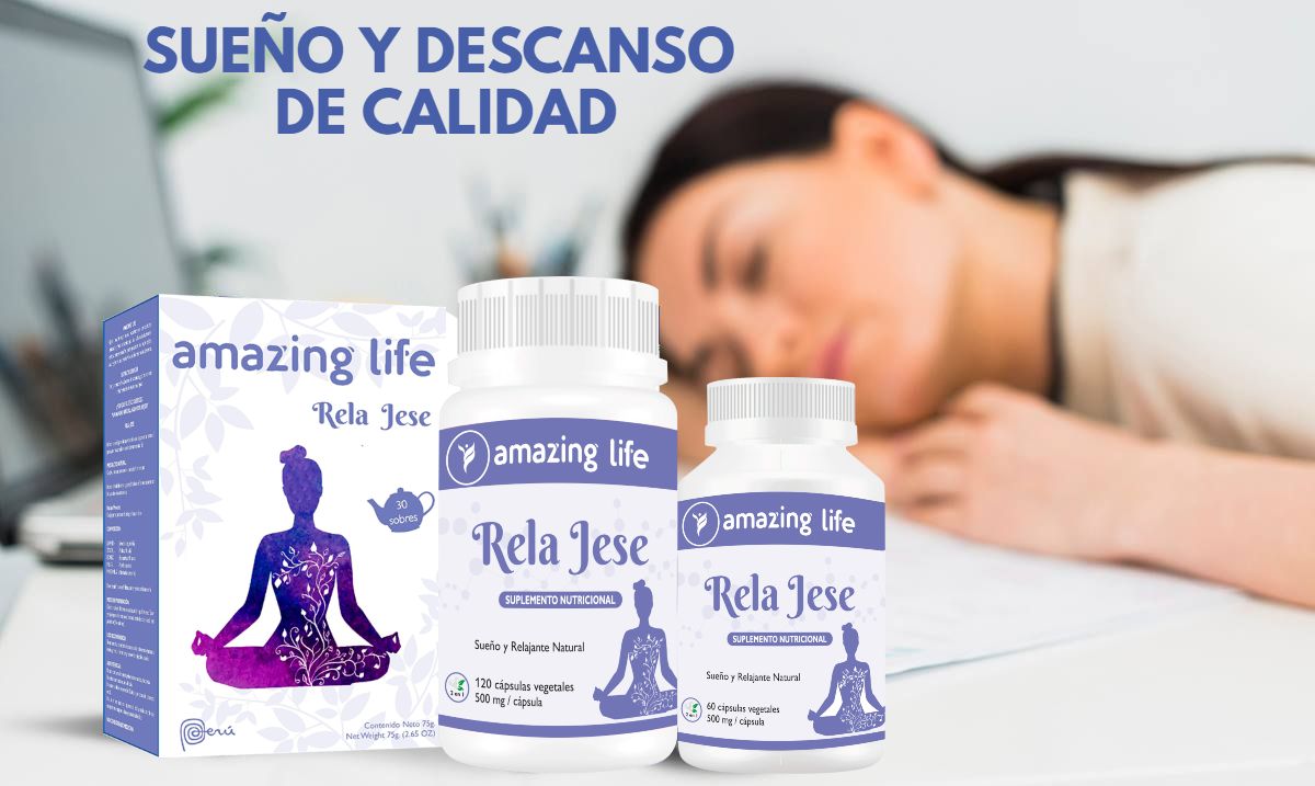 Rela Jese - Sueño y Relajante Natural en cápsulas (500mg)