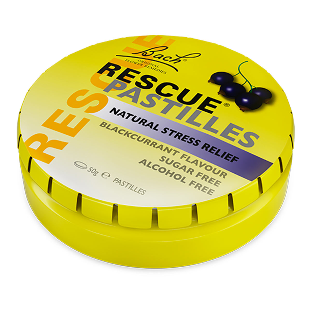Rescue Pastilles (Fórmula Flores de Bach) - Sabor Grosella Negra x 50g