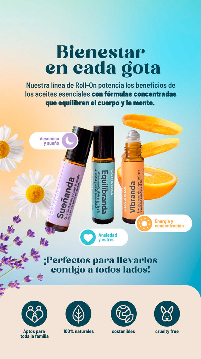 Roll-on Vibranda - Energía y Concentración x 10ml