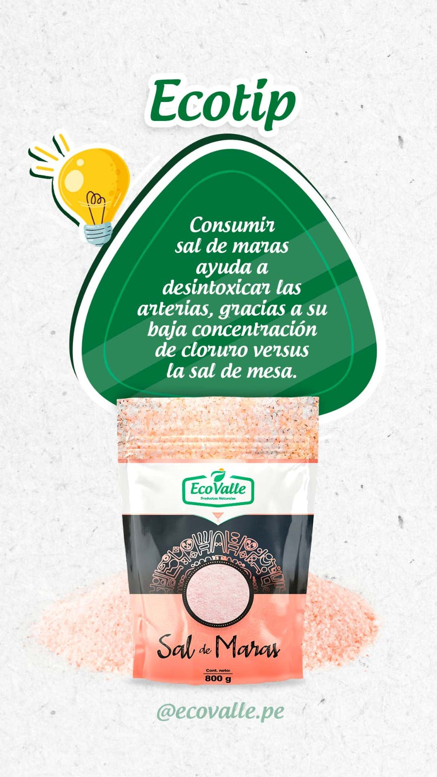 Sal Andina Rosada de Maras Fina x 800g