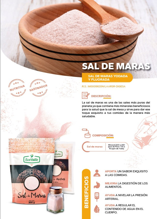 Sal Andina Rosada de Maras Fina x 800g