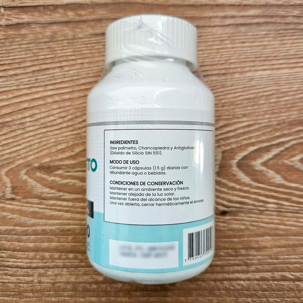 Saw Palmetto en cápsulas (120 x 500mg)