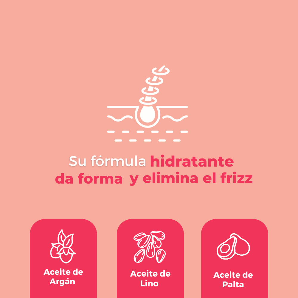 Sérum Capilar Rizos Definidos con Aceite de Argán, Lino y Jojoba x 30ml – Anti Frizz e Hidratante