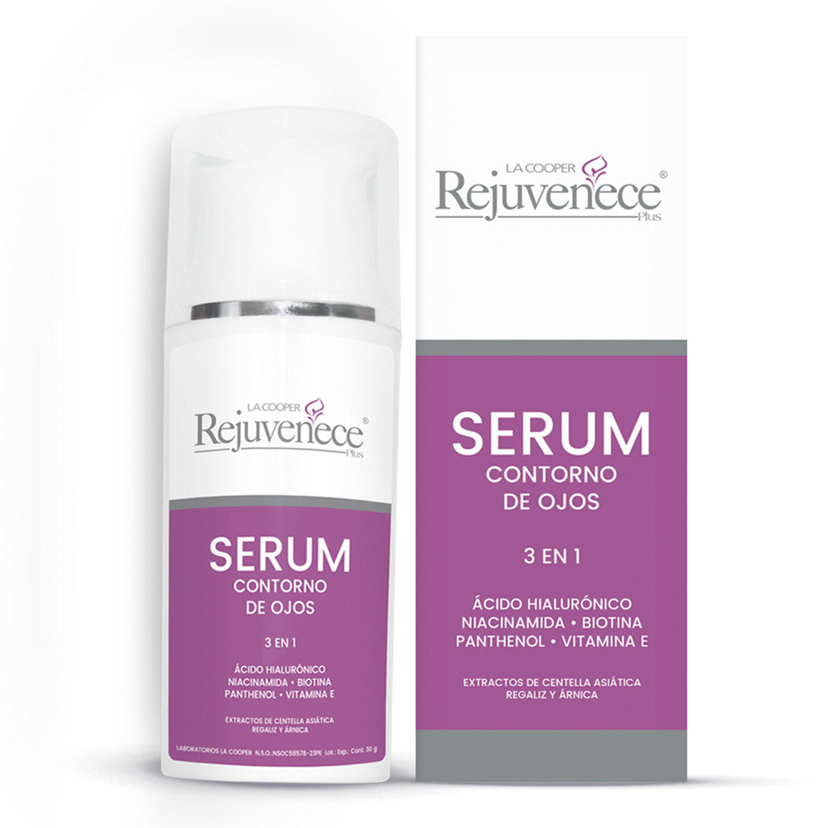 Serum Contorno de Ojos con Centella Asiática, Regaliz y Árnica x 30g