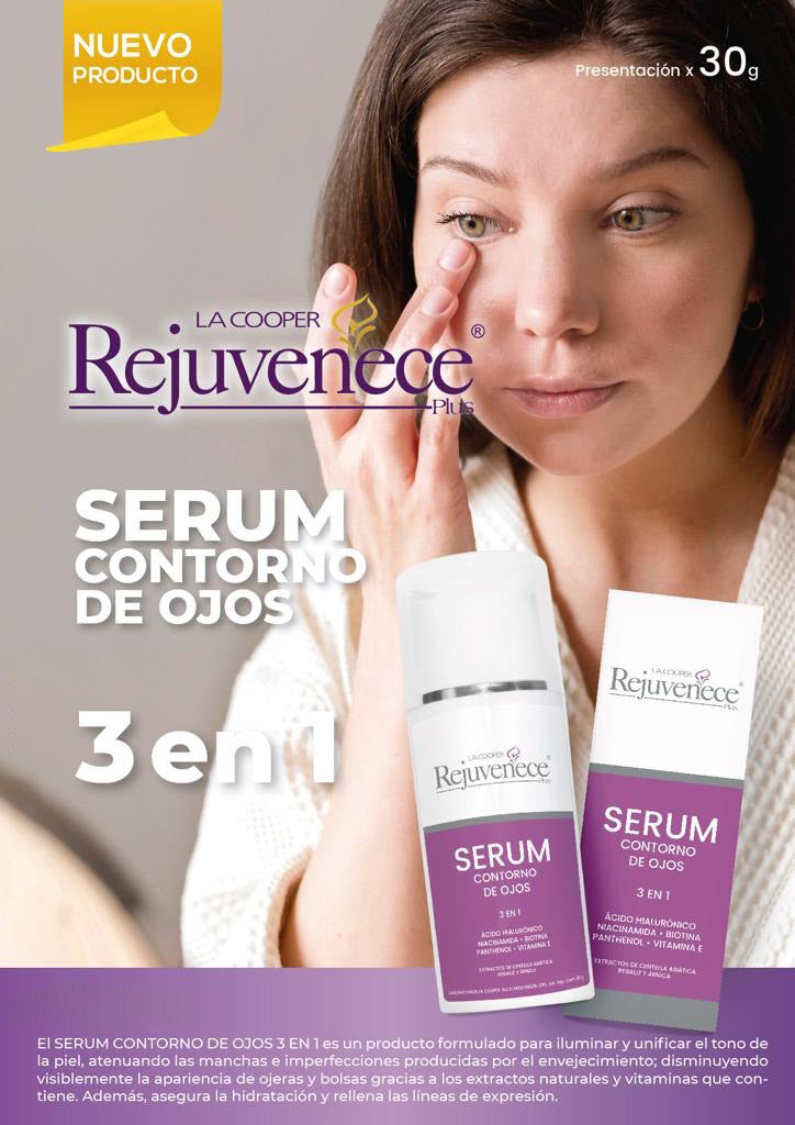 Serum Contorno de Ojos con Centella Asiática, Regaliz y Árnica x 30g