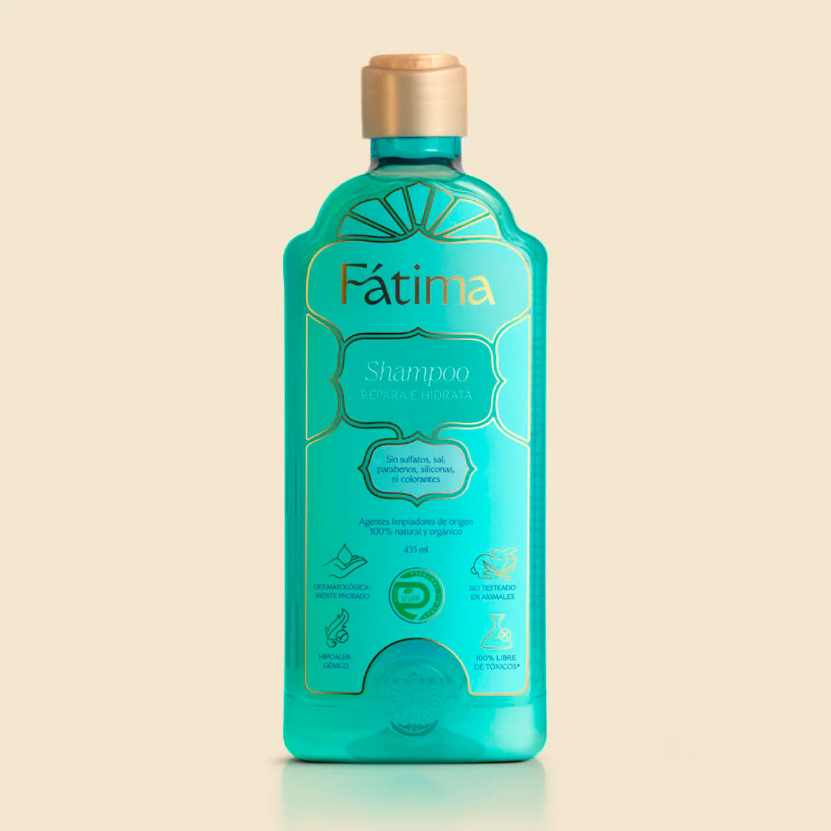 Shampoo Fátima 100% Natural | Repara, Hidrata y Controla el Frizz x 435ml
