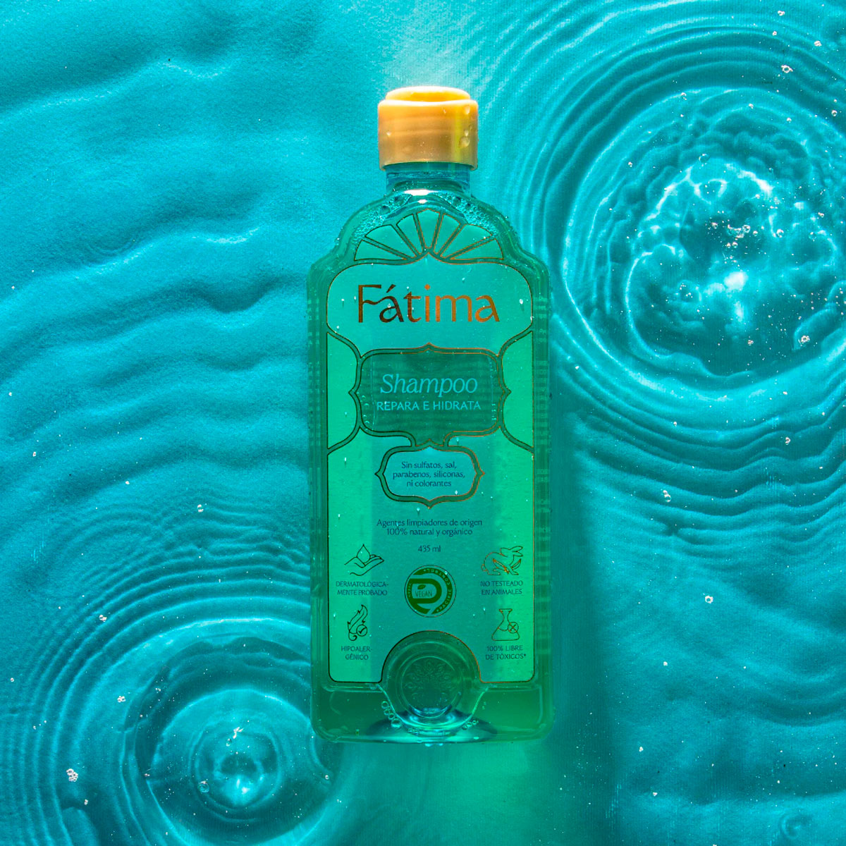 Shampoo Fátima 100% Natural - Repara e Hidrata x 435ml