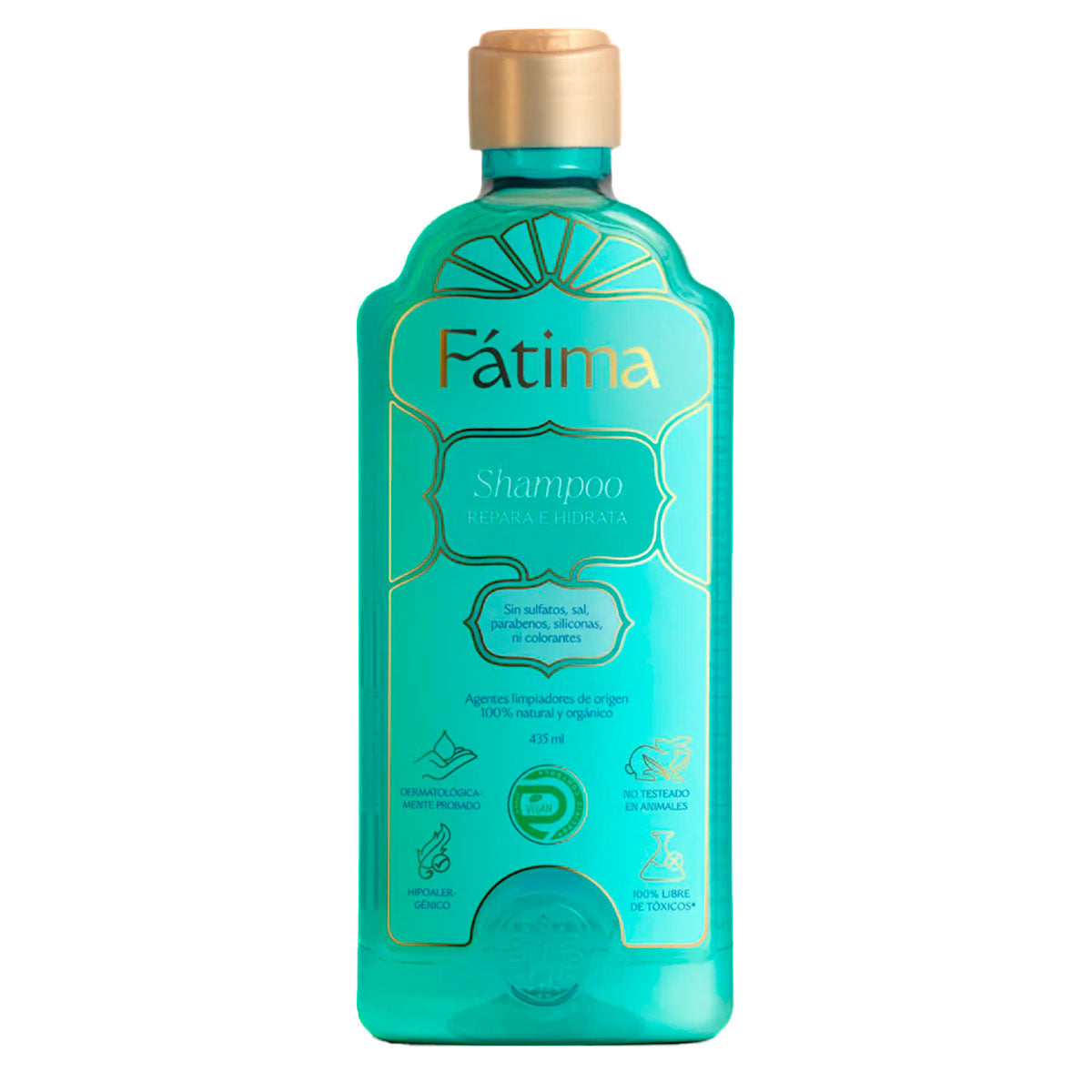 Shampoo Fátima 100% Natural - Repara e Hidrata x 435ml