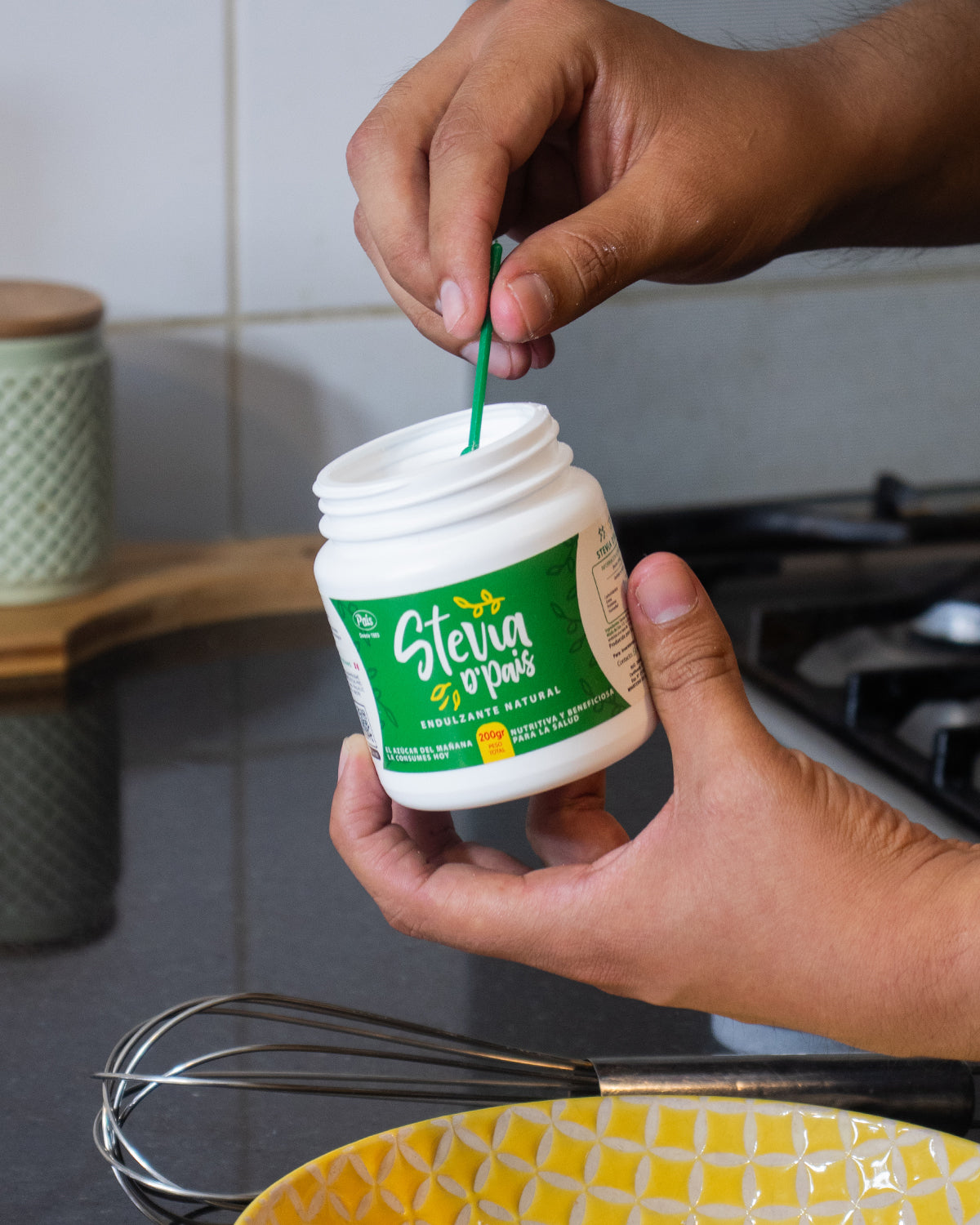 Stevia D´Pais 100% Pura en Polvo x 200g | Endulzante Natural Sin Calorías y Libre de Aditivos