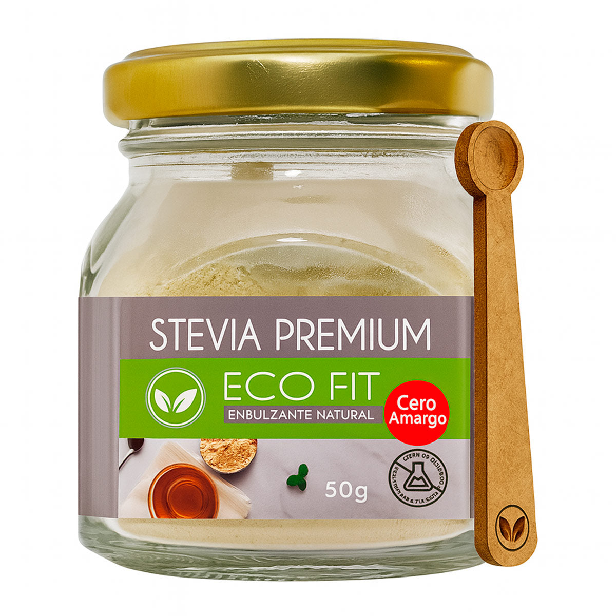 Stevia y Yacón en polvo - Ecofit (Frasco de Vidrio) x 50g