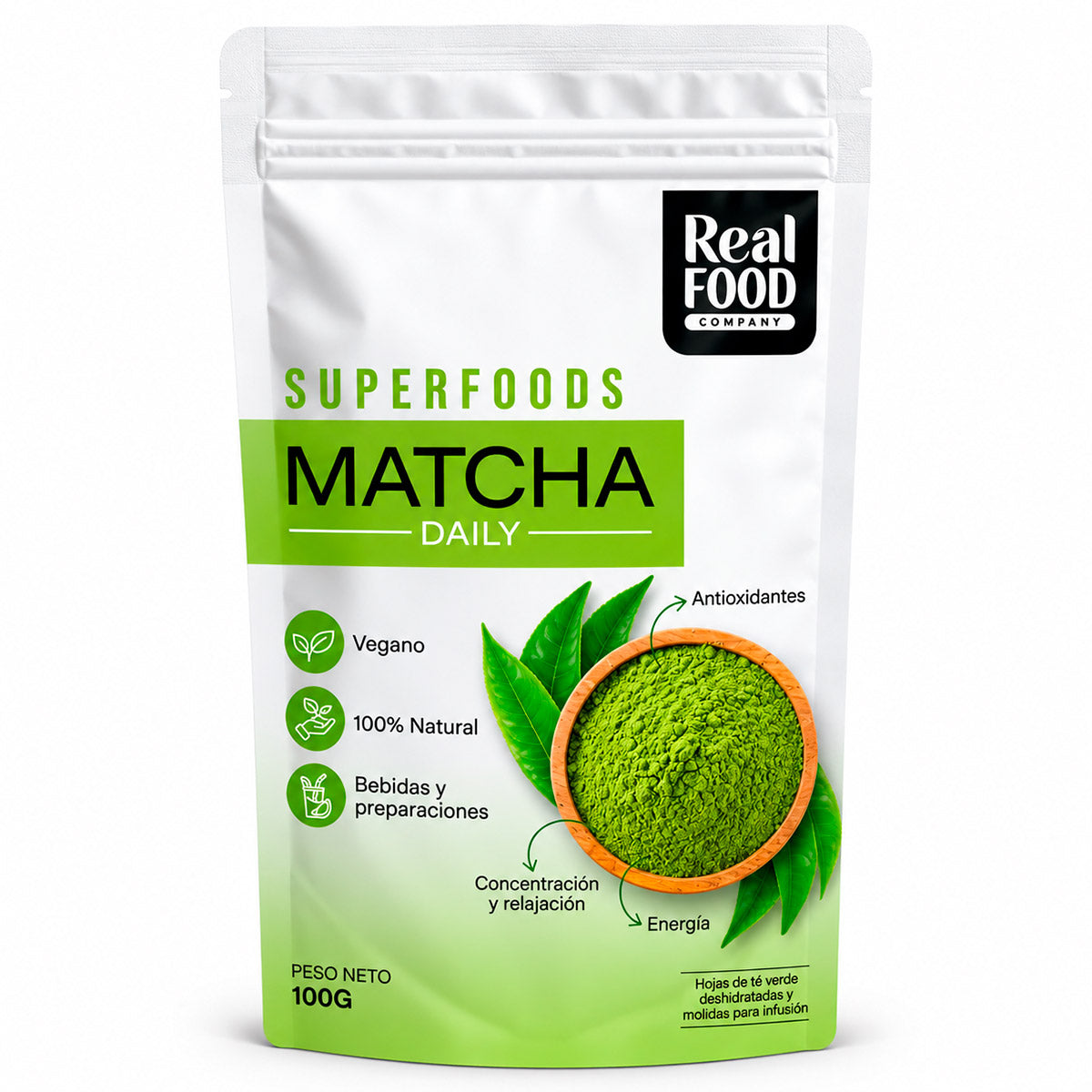 Té Verde Matcha en polvo x 100g