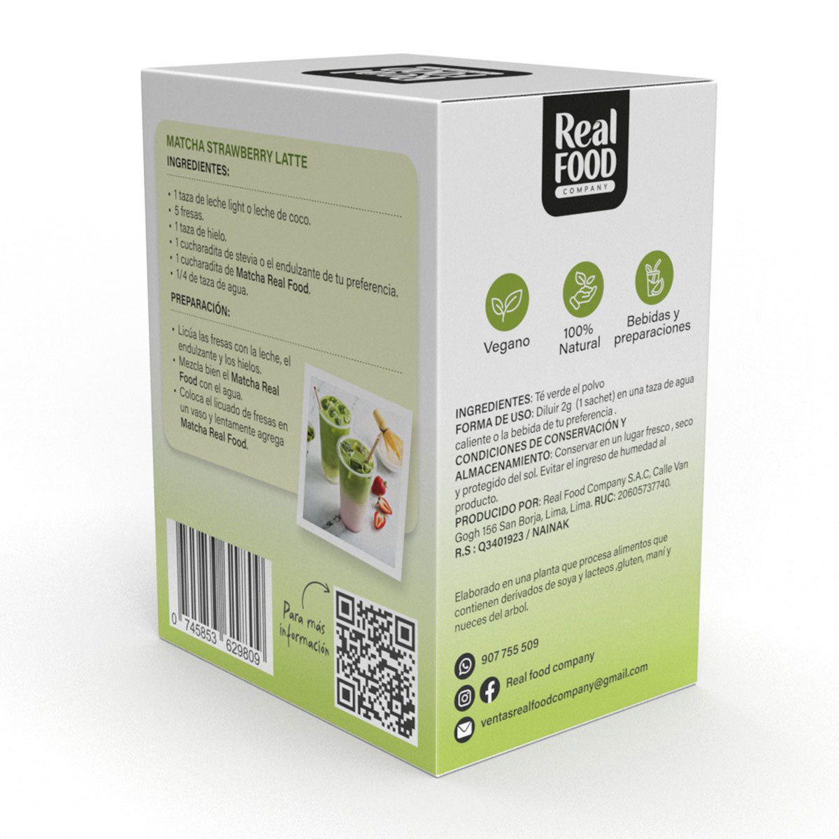 Té Verde Matcha x 16 sachets