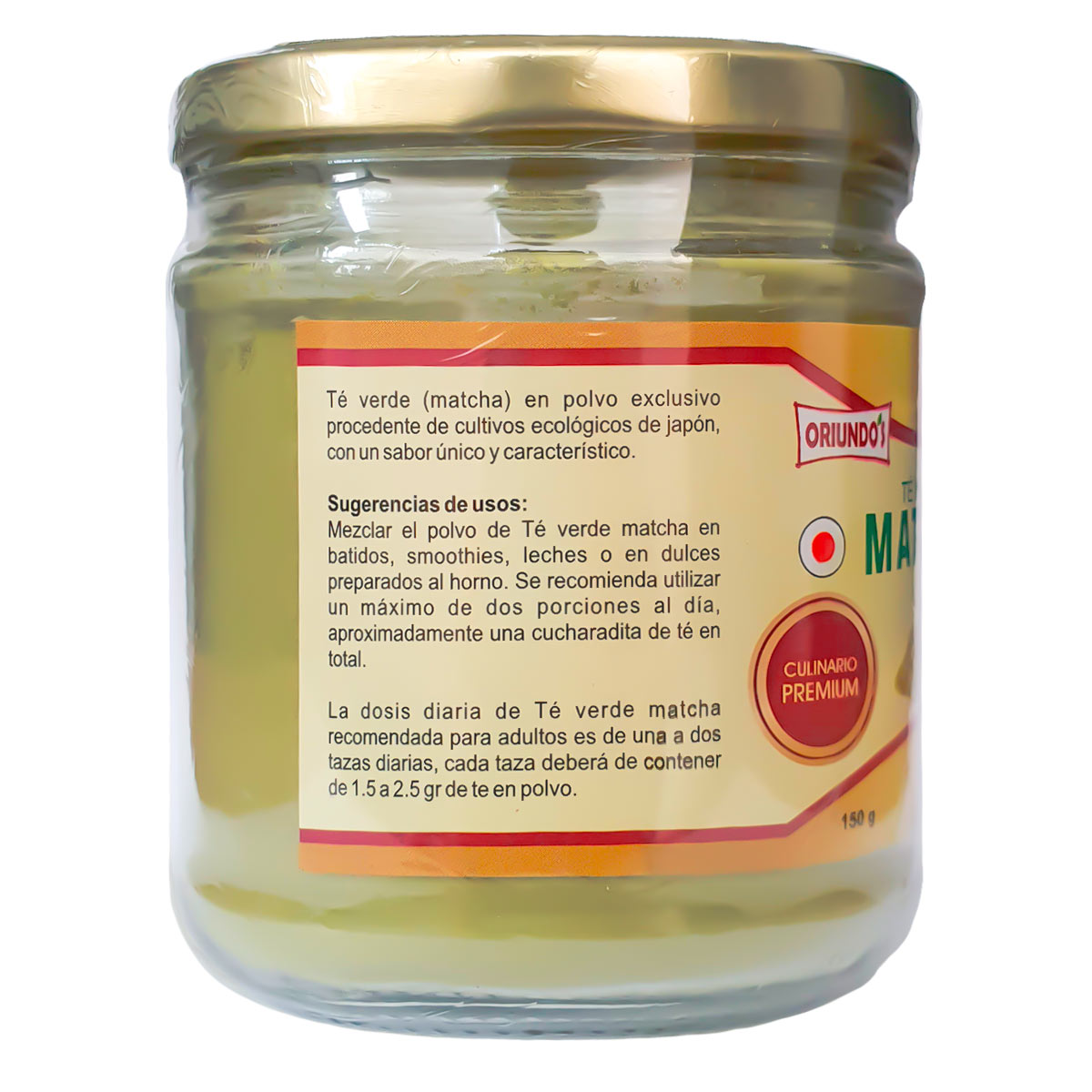 Té Matcha Culinario Premium x 150g