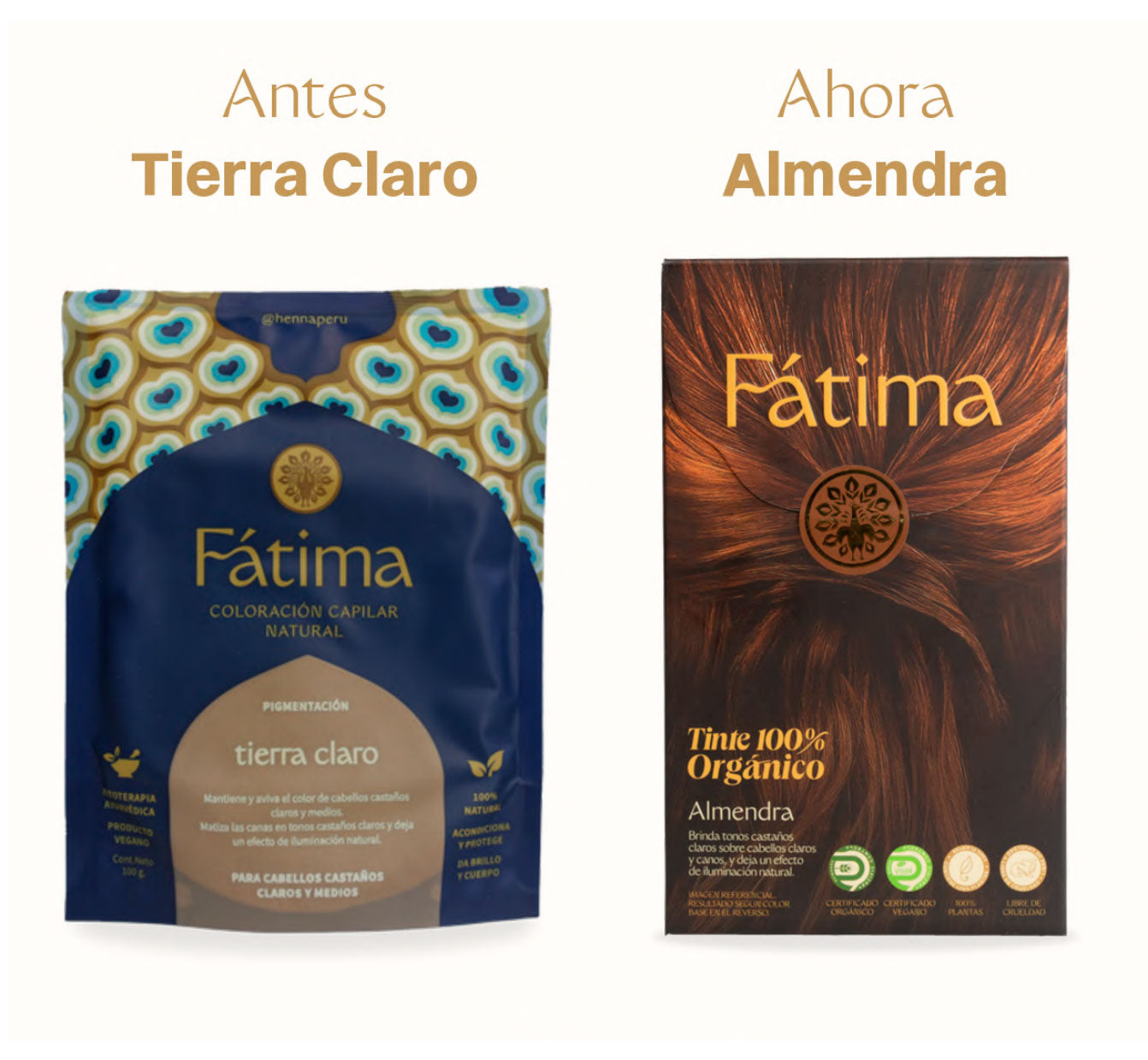 Tinte Orgánico para Cabello - Almendra (antes Tierra Claro)