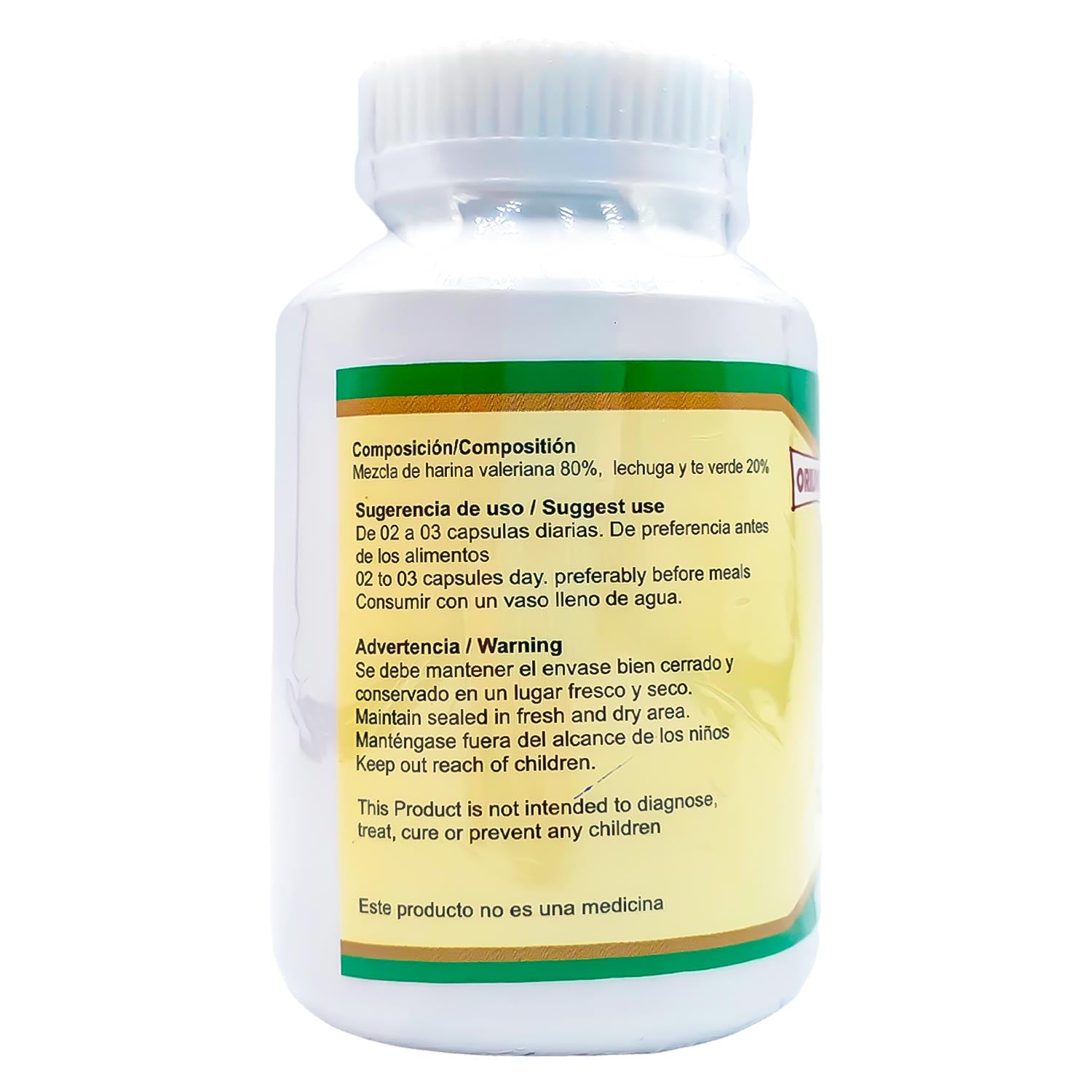 Valeriana en cápsulas (100 x 500mg)