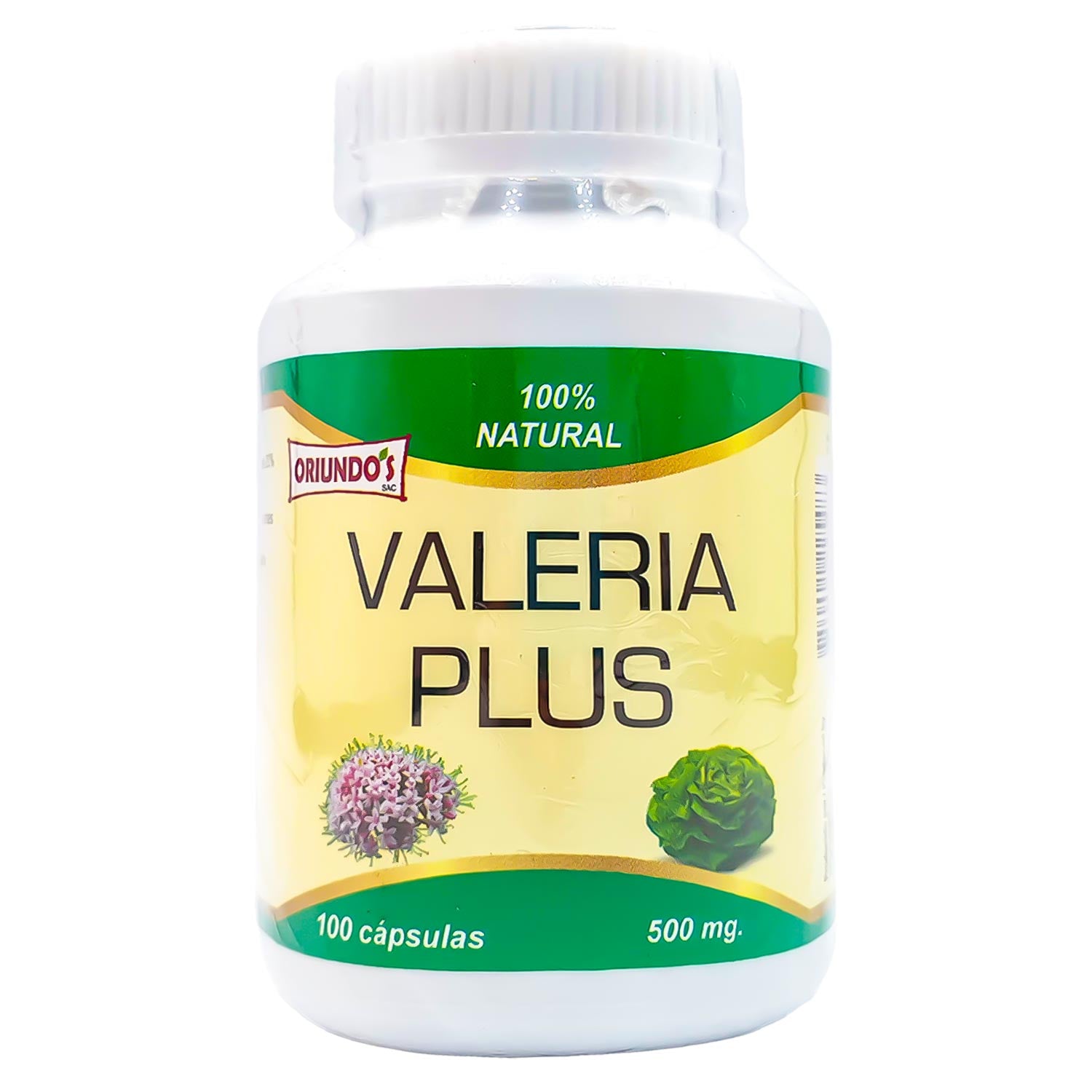 Valeriana en cápsulas (100 x 500mg)