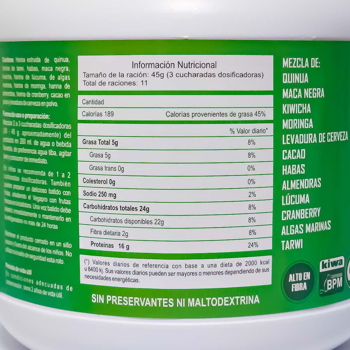 VEGAPRO - Suplemento Proteico Vegetal x 500g