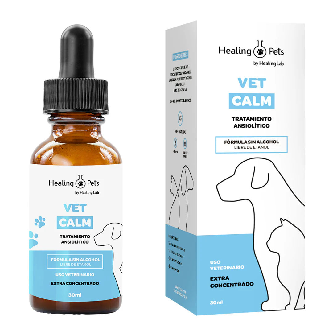 Vet Calm – Fórmula Antiestrés para Perros y Gatos | Ansiedad, Hiperactividad y Relajación