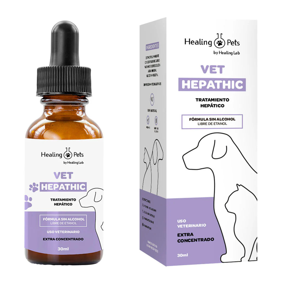 Vet Hepathic – Fórmula para la Salud del Hígado en Perros y Gatos | Protector Hepático con Cardo Mariano