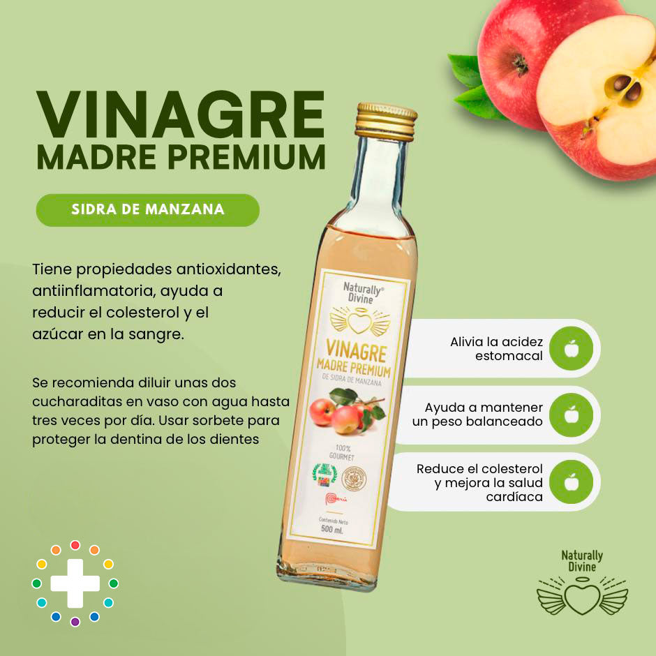 Vinagre de Manzana Orgánico x 500ml