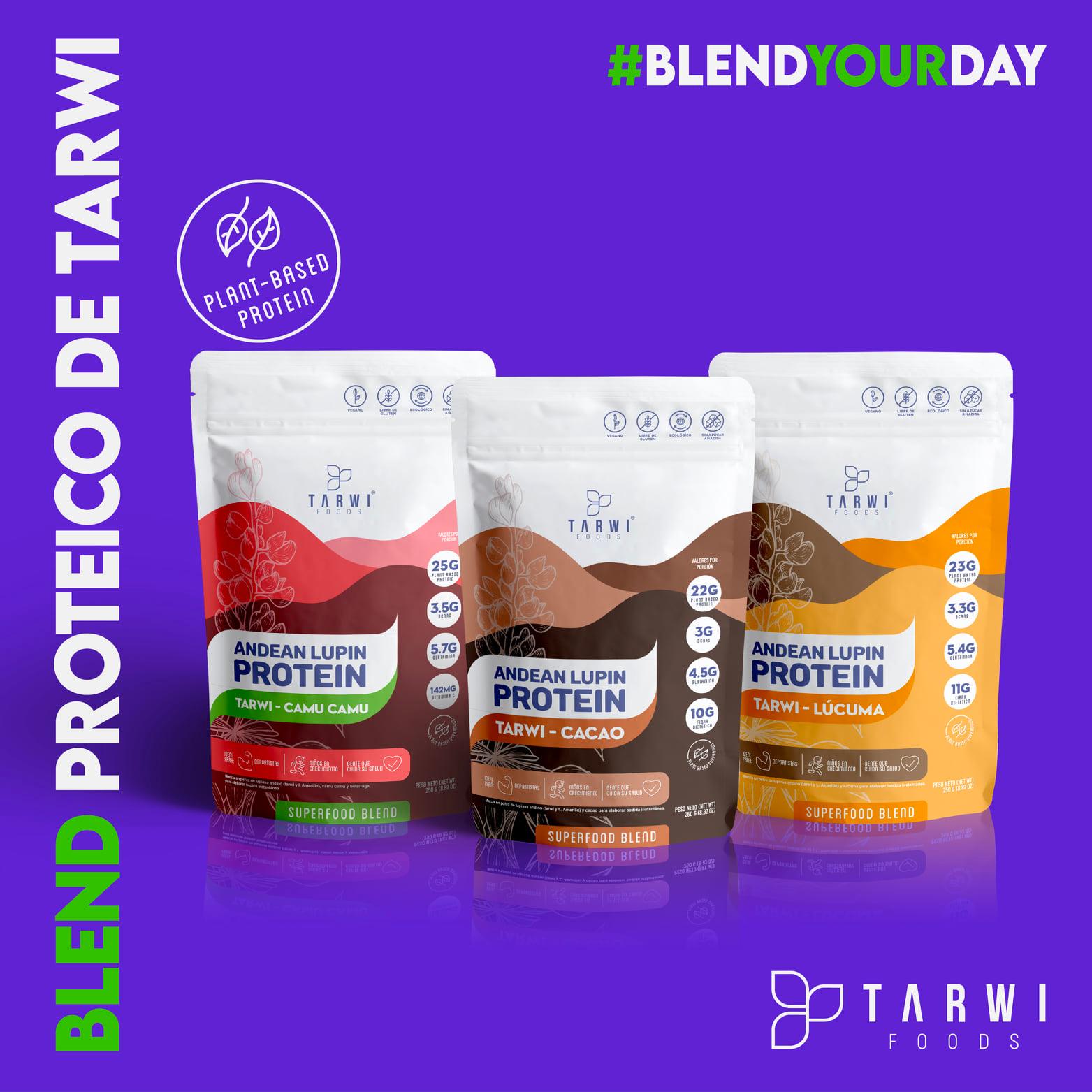 Tarwi con Lúcuma y Stevia – Proteína Vegetal Andina x 250g