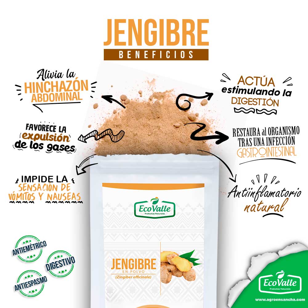 Jengibre en cápsulas (100 x 500mg)