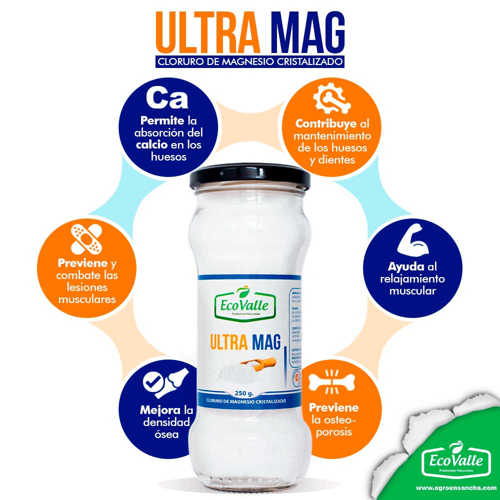 Cloruro de Magnesio Cristalizado x 250g