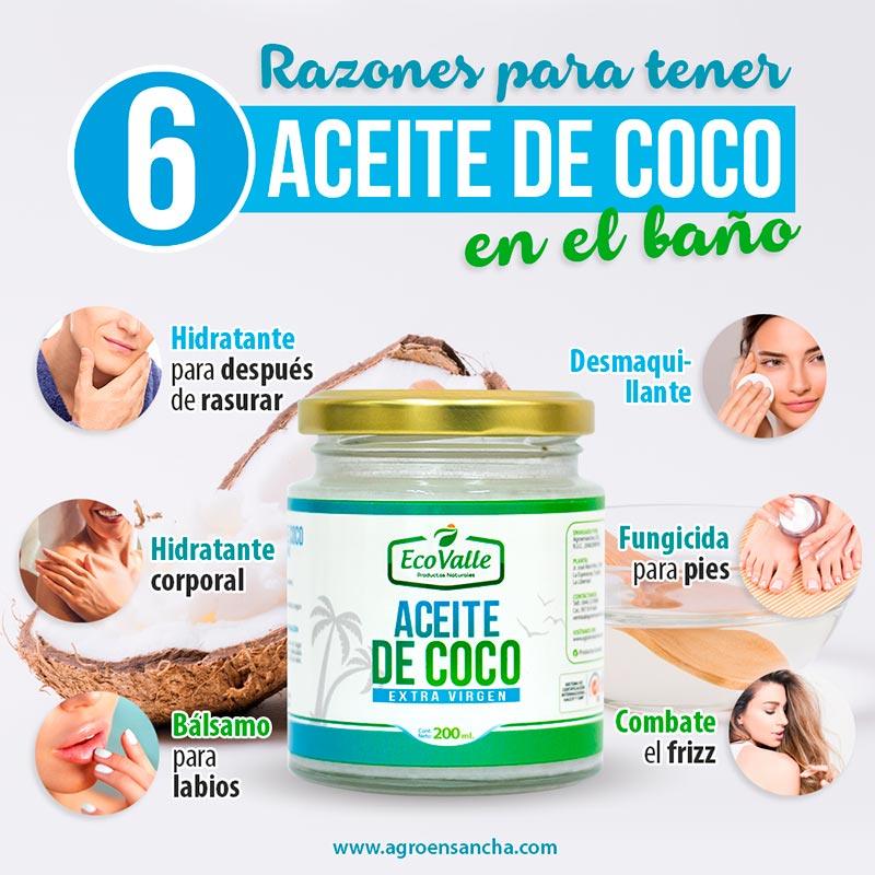 Aceite de Coco Extra Virgen x 200ml - Tikafarma