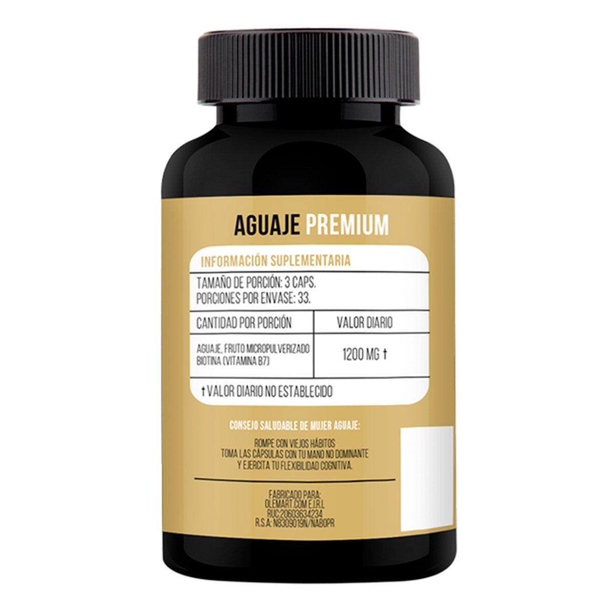 Aguaje y Biotina en cápsulas (100 x 400mg) - Tikafarma