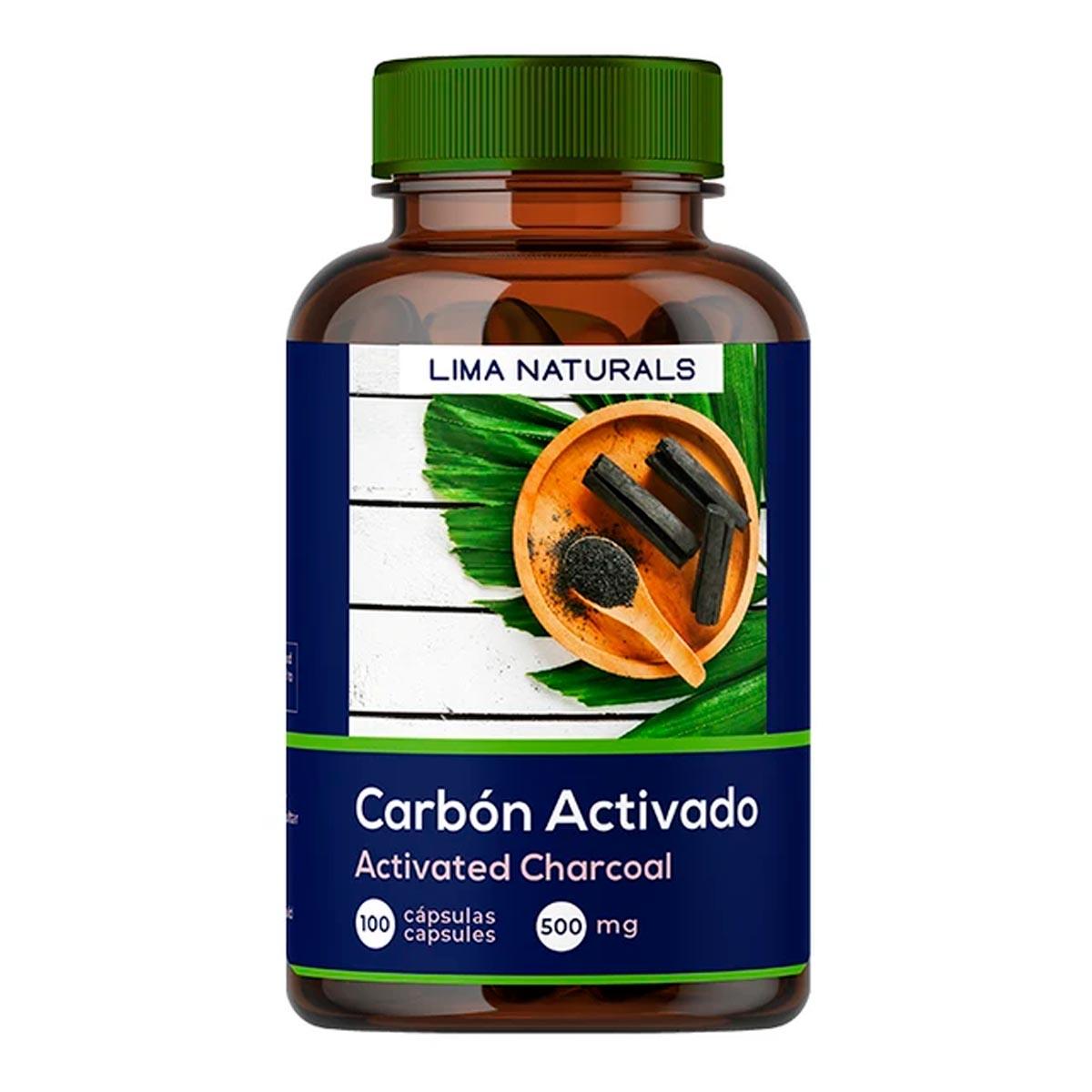 Carbón Activado de Coco en cápsulas (100 x 500mg) - Tikafarma