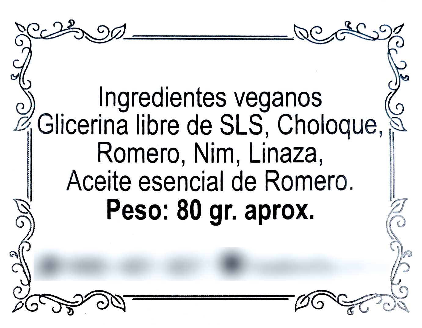 Shampoo Sólido de Romero x 90g