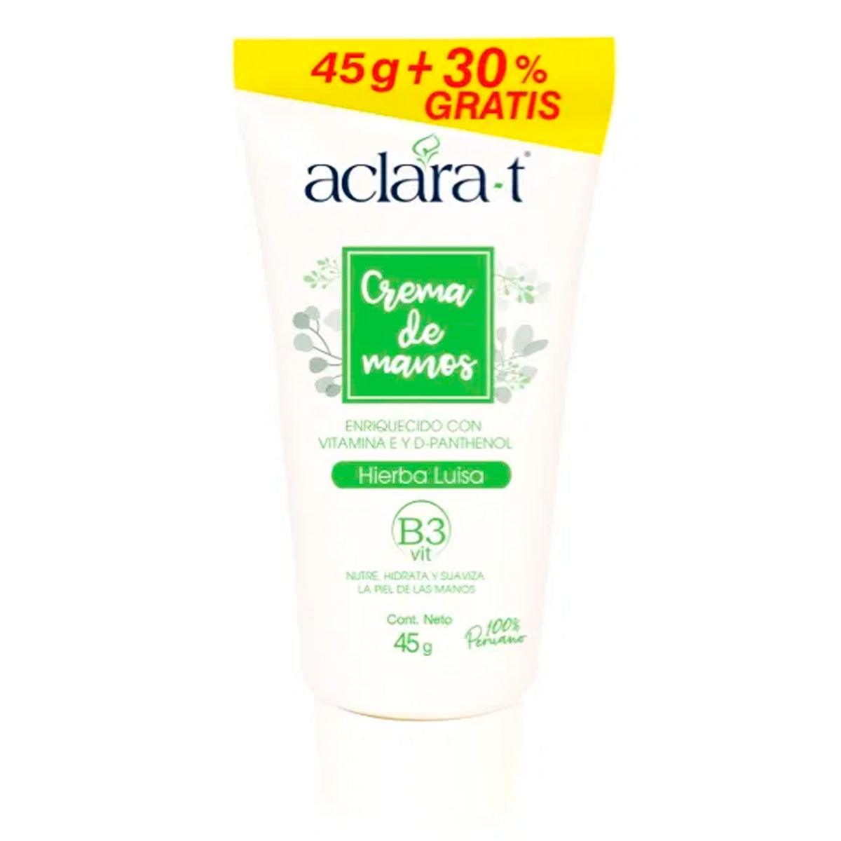 Crema para Manos Aclara-T x 45g - Tikafarma