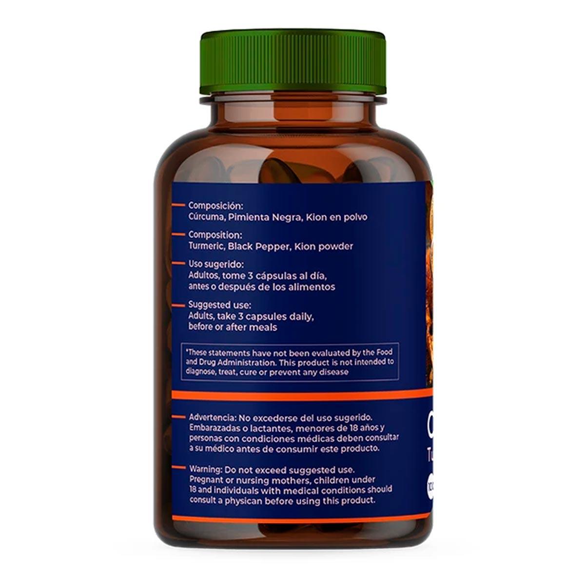 Cúrcuma en cápsulas (100 x 500mg) - Tikafarma