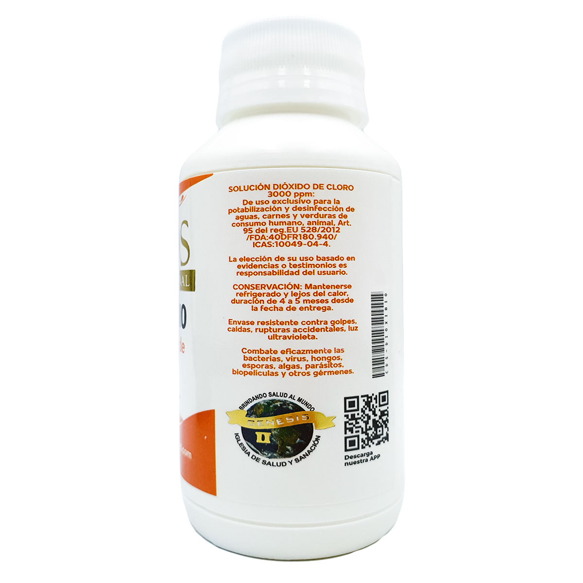 Solución Dióxido de Cloro CDS 0,3% x 150ml