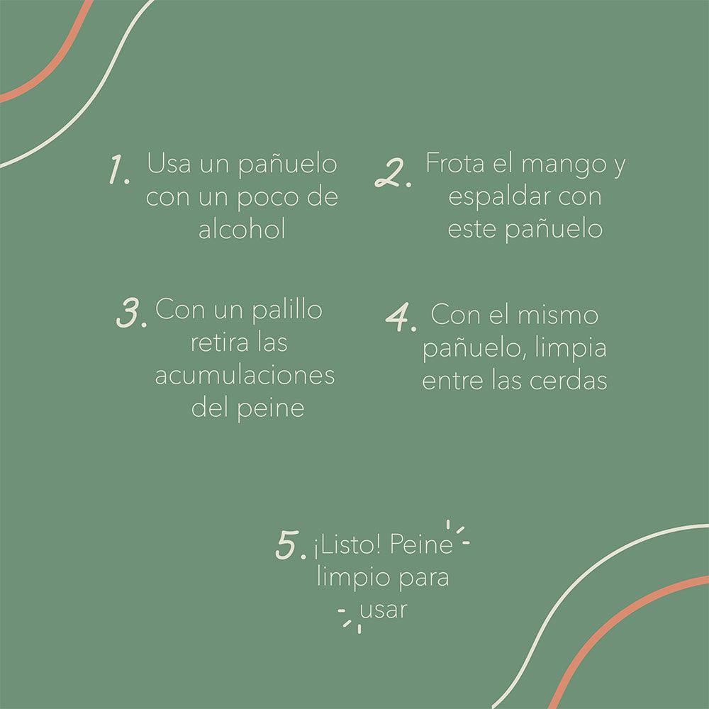 Cepillo Ovalado de Bambú - Pequeño - Tikafarma