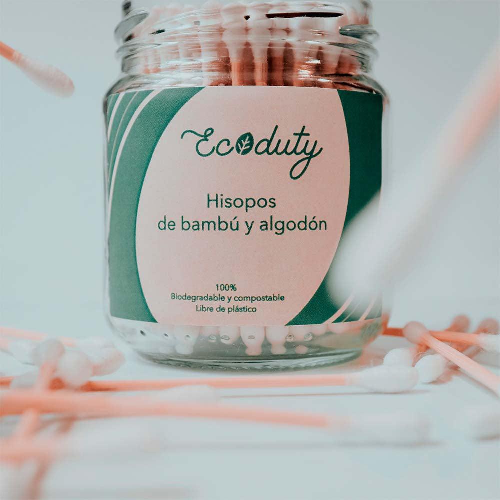 Hisopos de Bambú y Algodón x 100u - Tikafarma